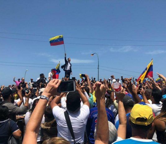 El presidente Guaido ya esta de vuelta en Venezuela (Fotos)